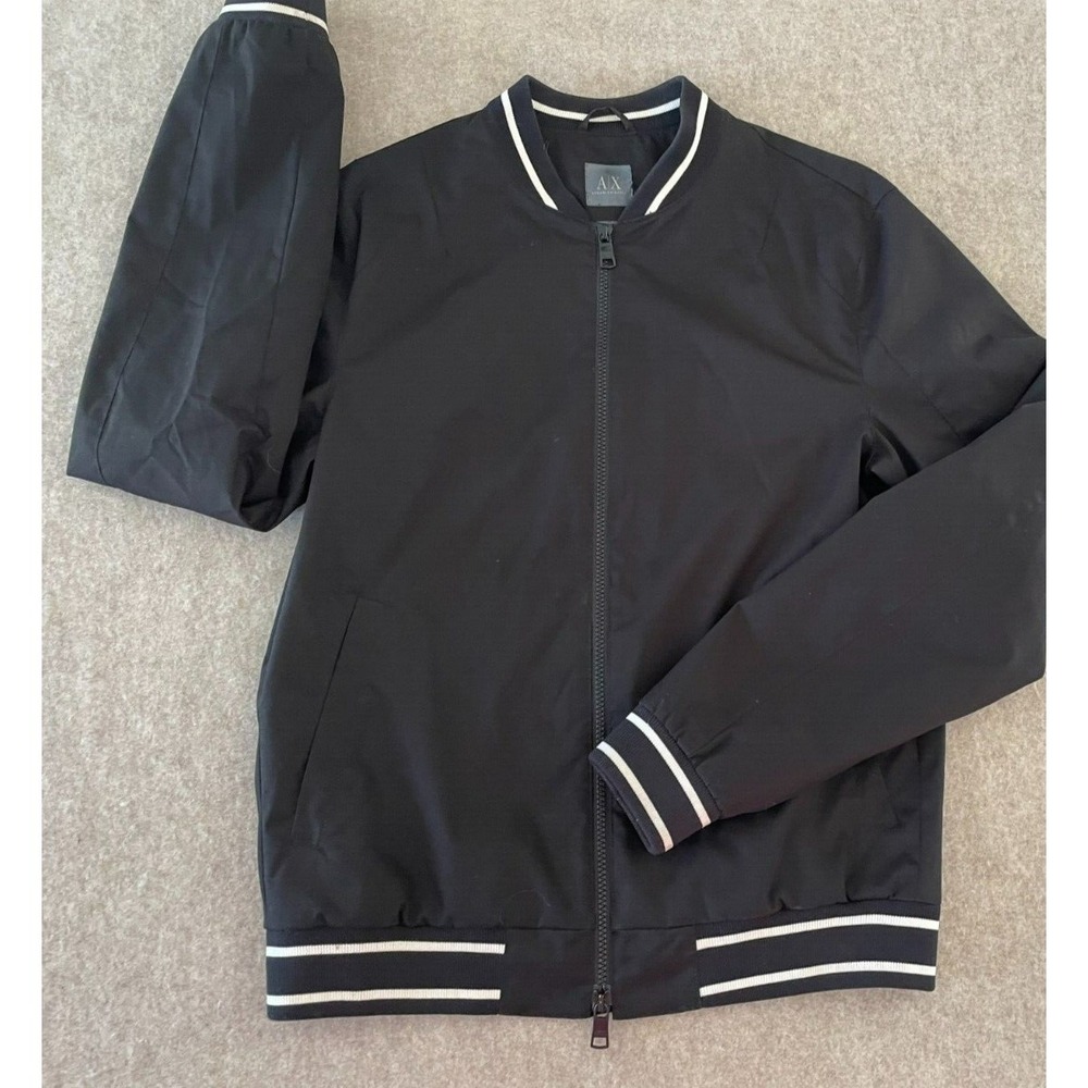 A|X Armani Exchange Men's Long Sleeve Blouson Bomber Jacket Full Zip, Med‎ - Picture 3 of 13